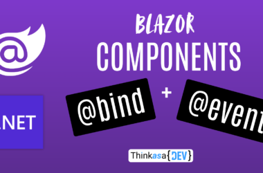 Blazor tutorial: components, bind and events