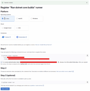 Setting up and configuring GitLab runners to execute CI/CD pipelines ...