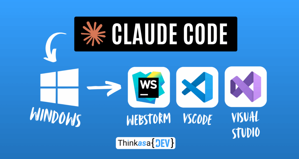 Claude Code on Windows + IDE configuration – Think as a { Dev }